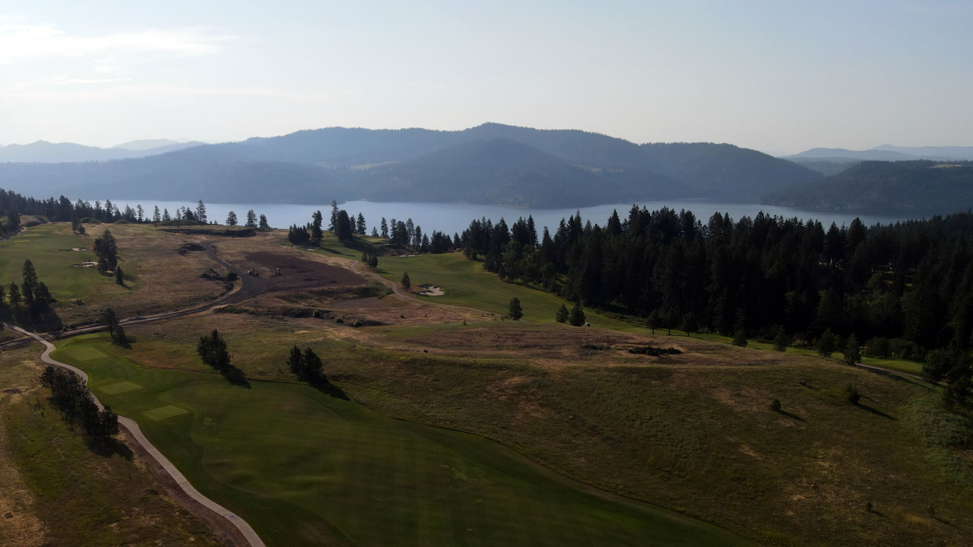 aerial view of The Club at Rock Creek